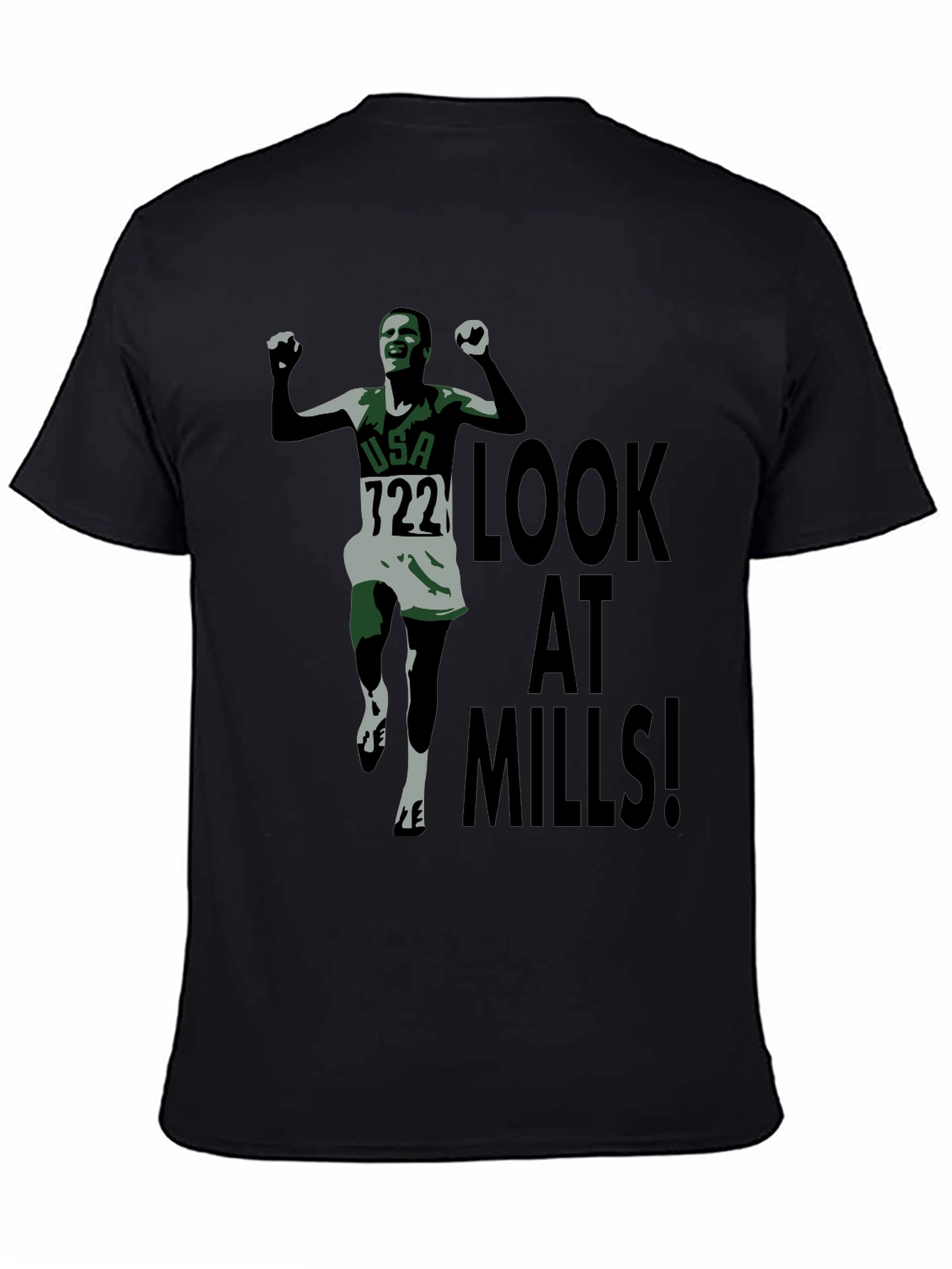 Look at Mills! Athlete Graphic T-Shirt