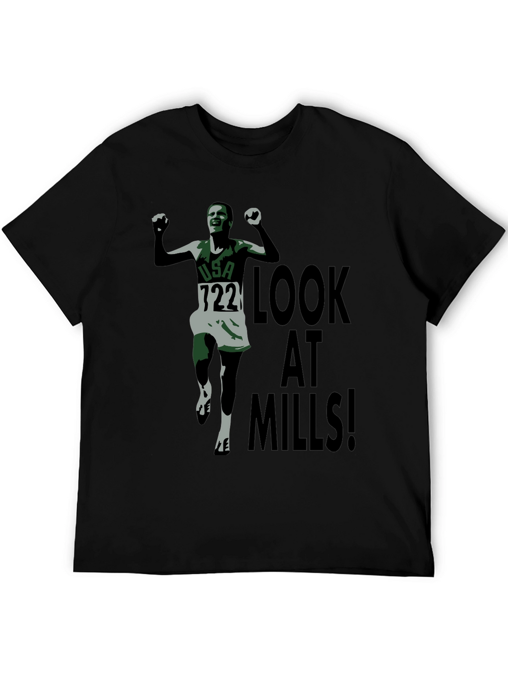 Look at Mills! Athlete Graphic T-Shirt
