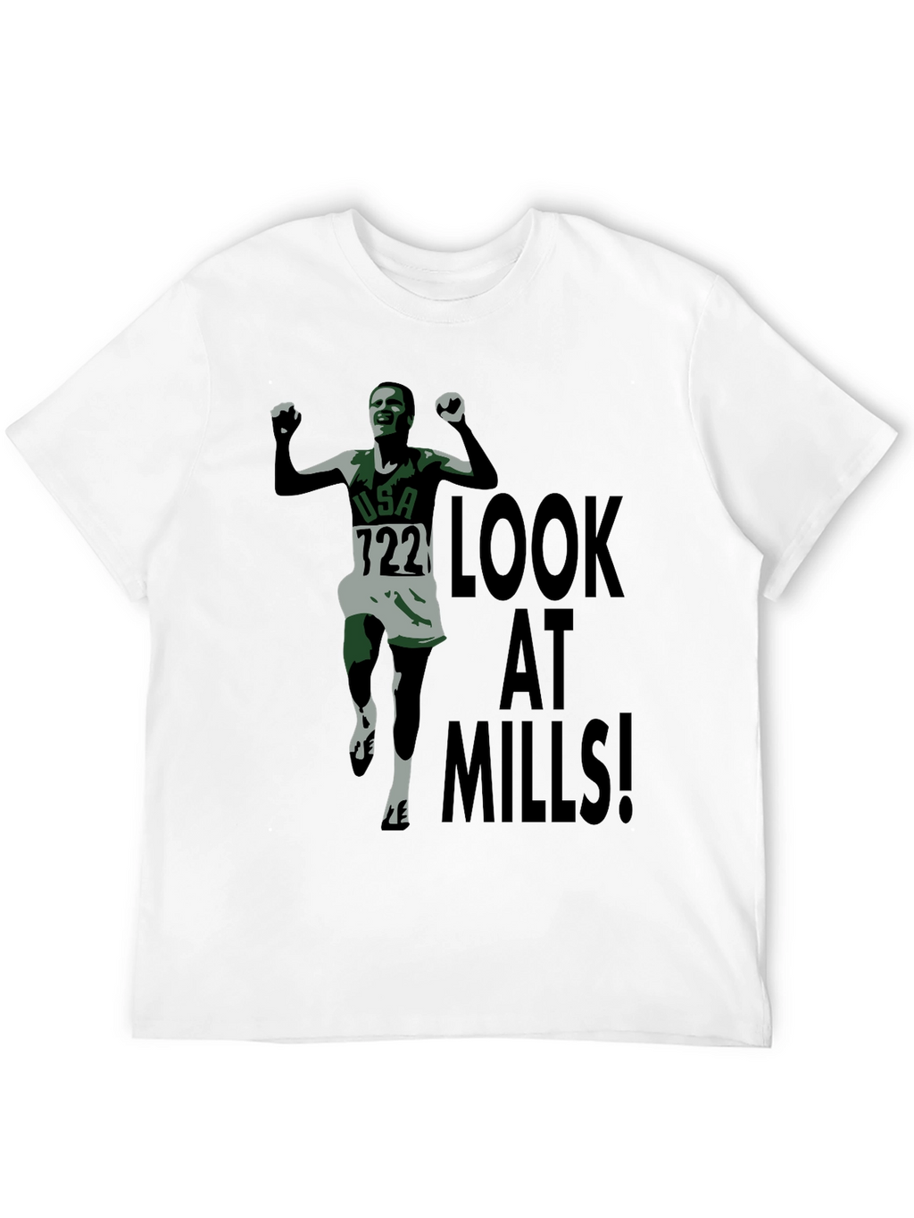 Look at Mills! Athlete Graphic T-Shirt