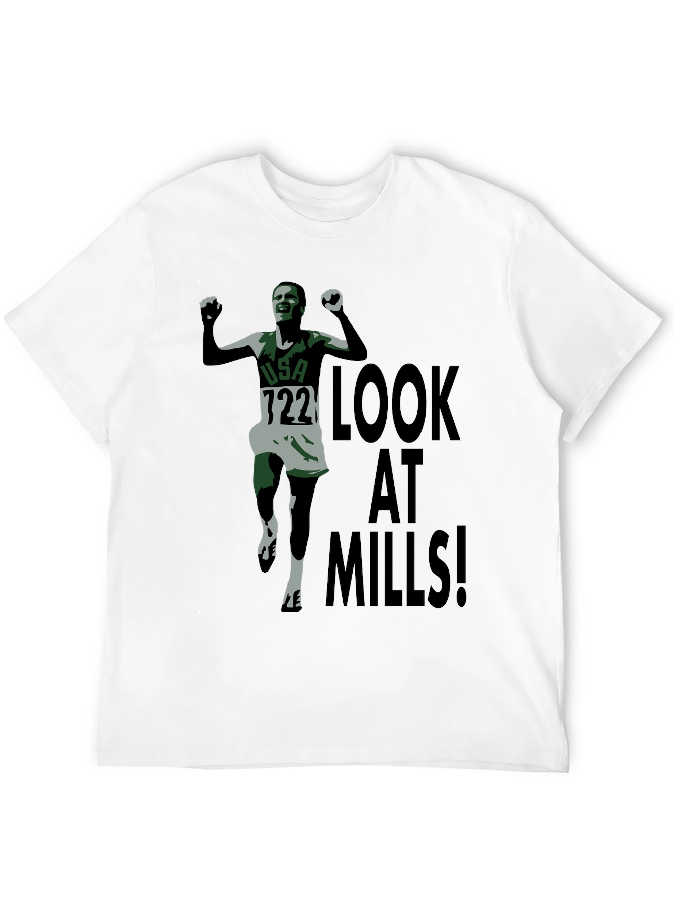 Look at Mills! Athlete Graphic T-Shirt