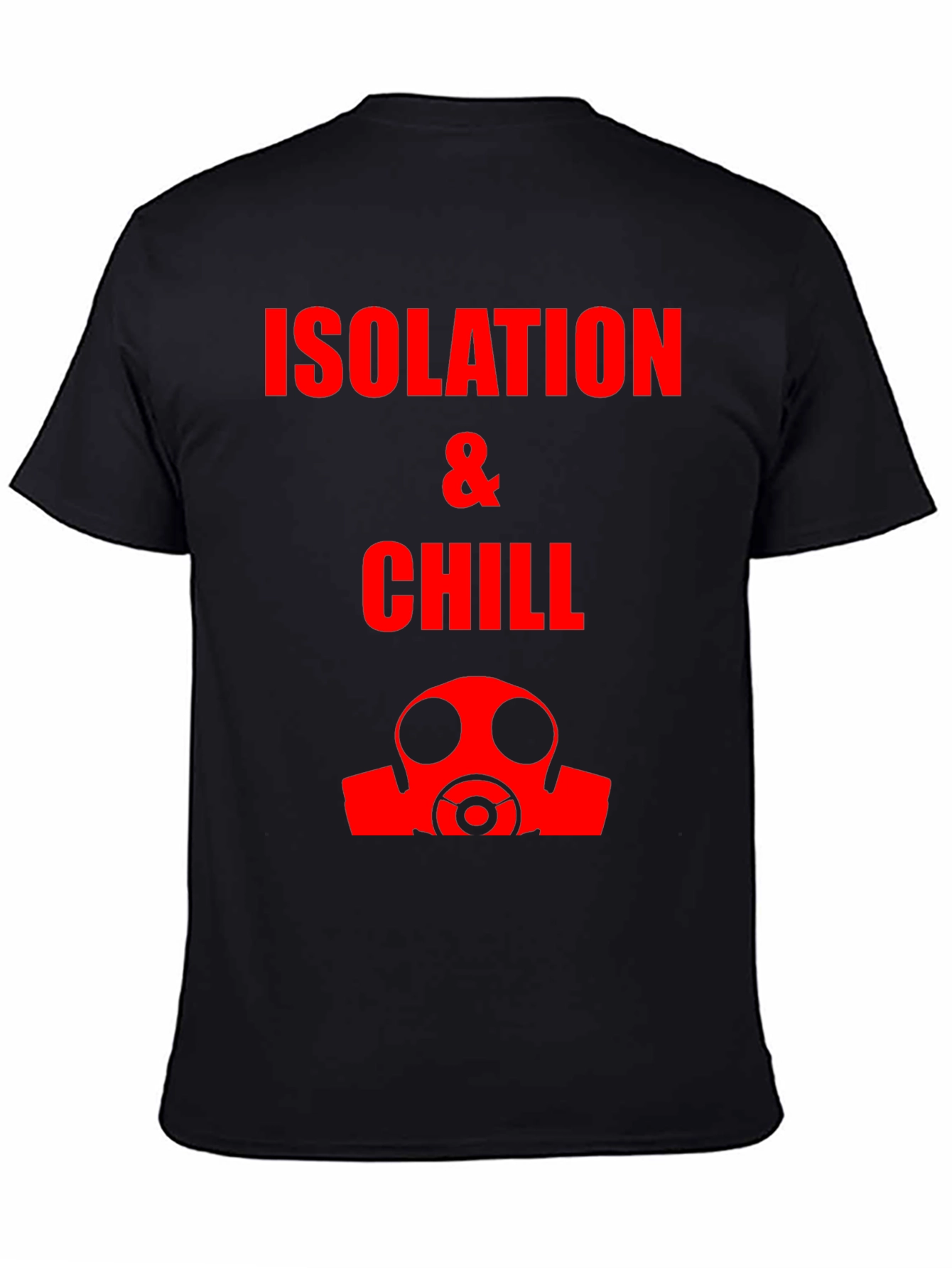 Isolation & Chill T-Shirt - Gas Mask Graphic Tee