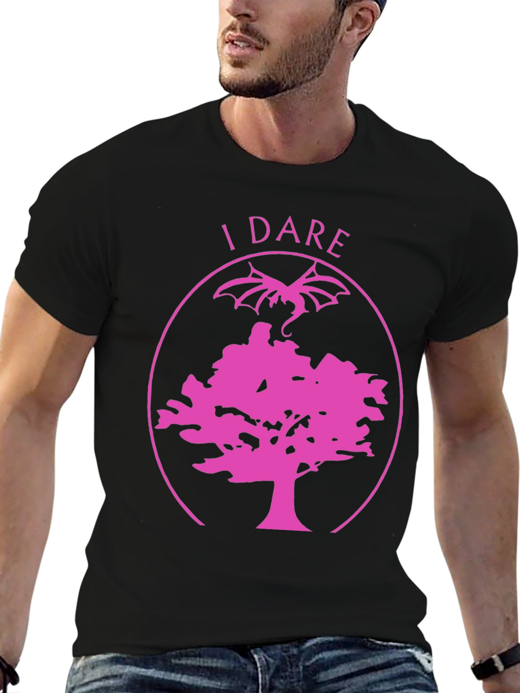 I Dare Tree and Dragon Graphic Tee