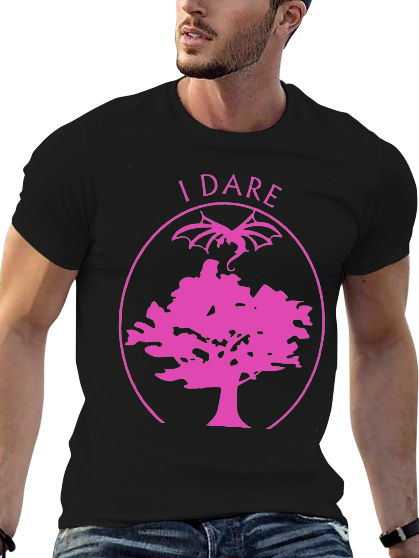 I Dare Tree and Dragon Graphic Tee