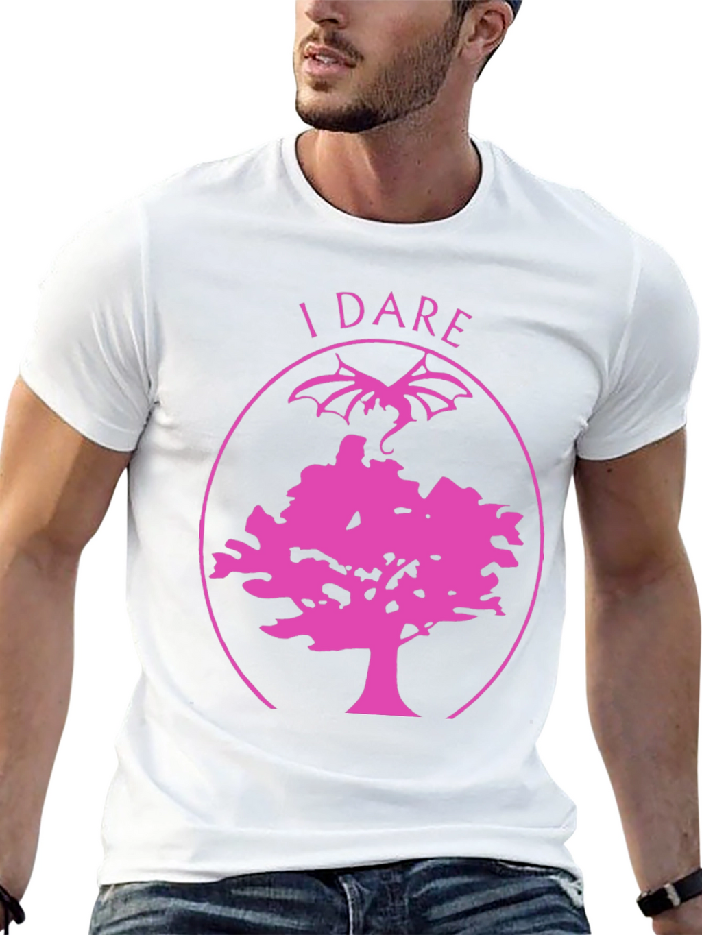 I Dare Tree and Dragon Graphic Tee
