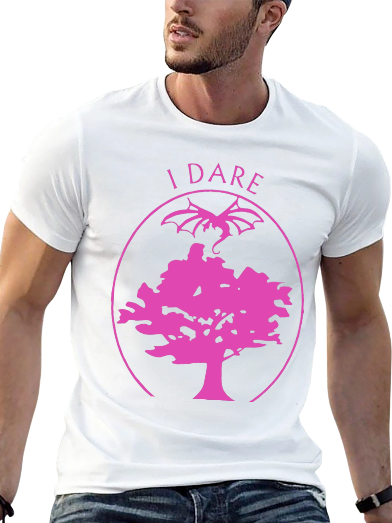 I Dare Tree and Dragon Graphic Tee
