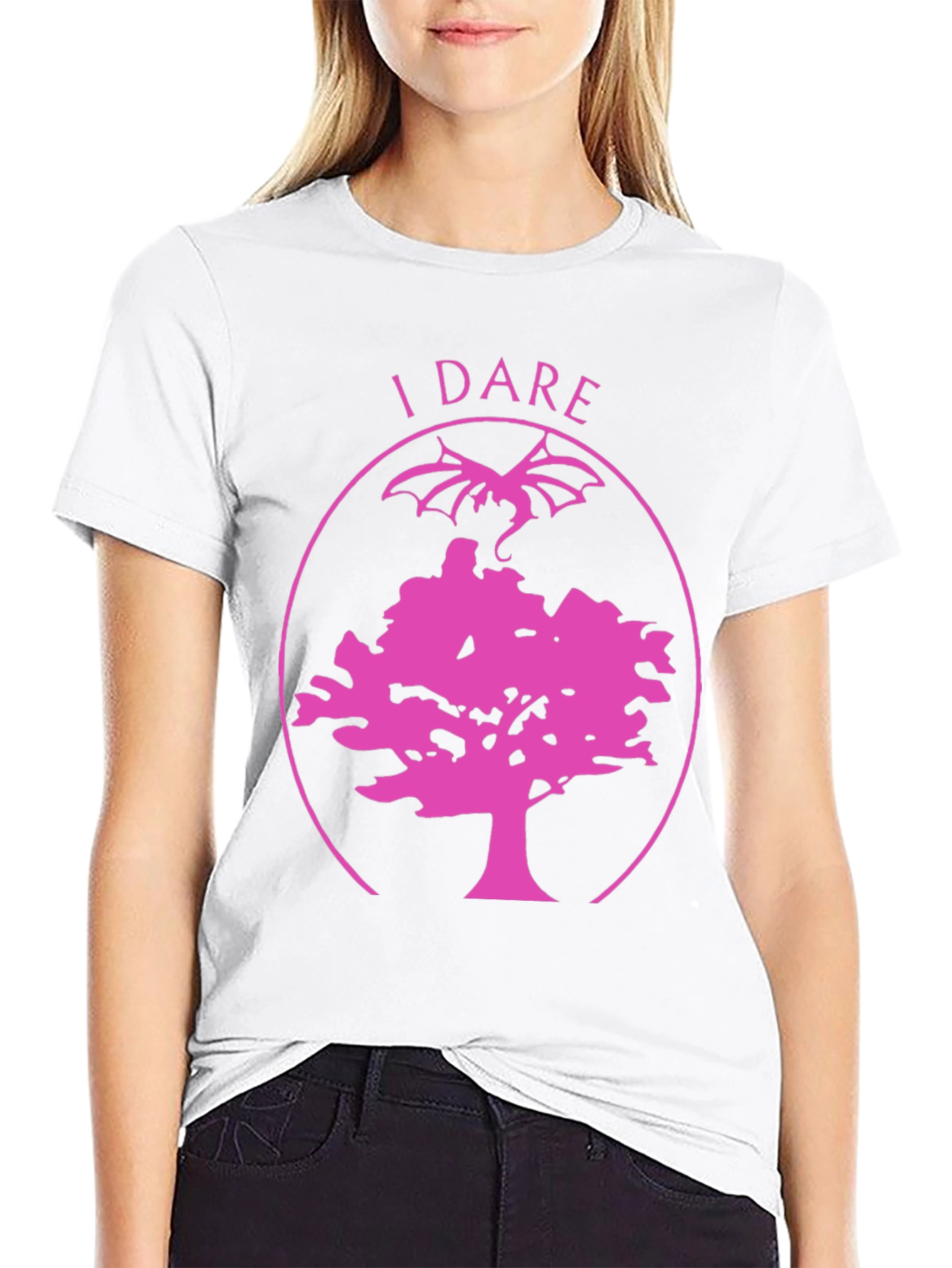 I Dare Tree and Dragon Graphic Tee