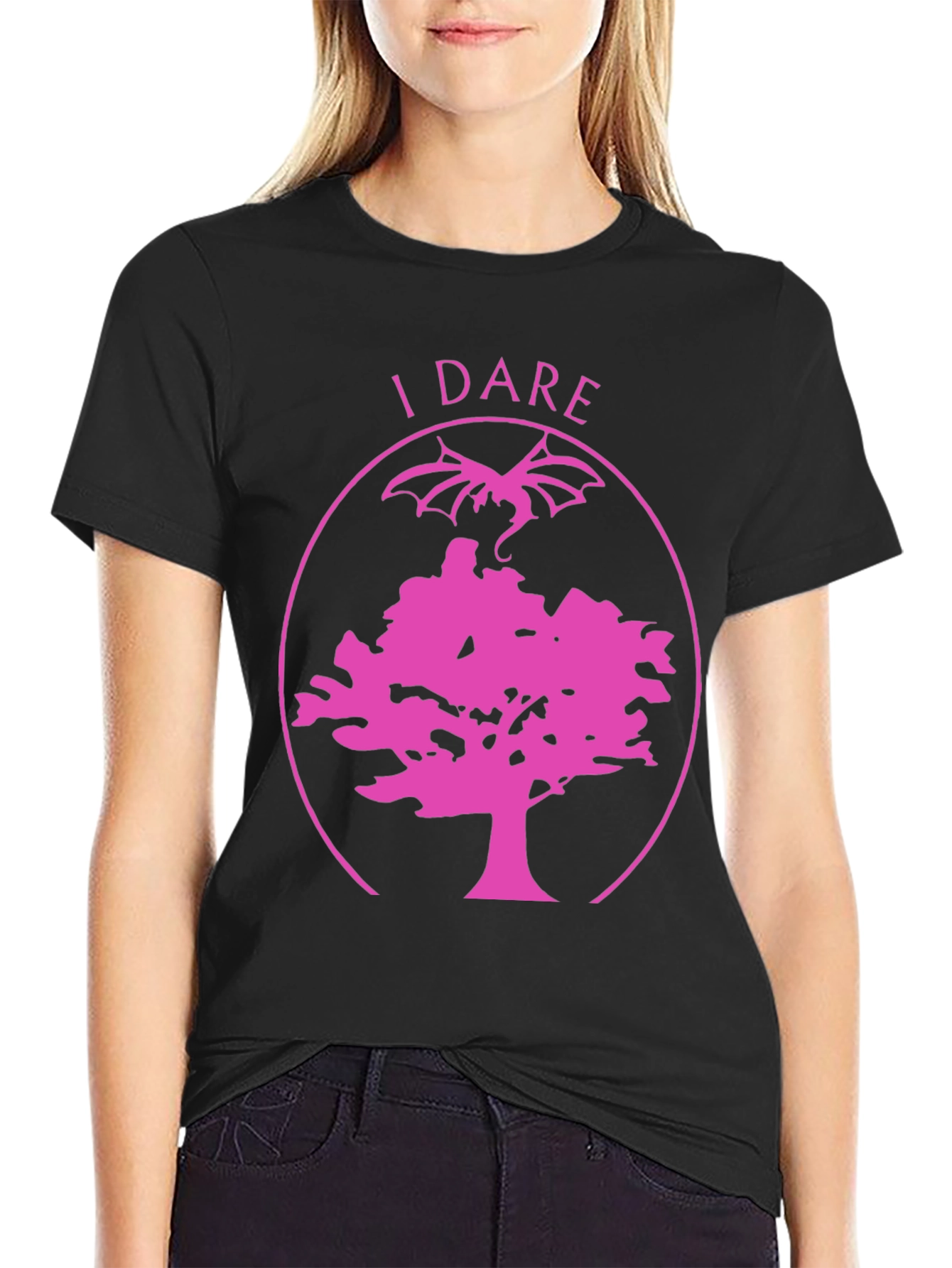 I Dare Tree and Dragon Graphic Tee