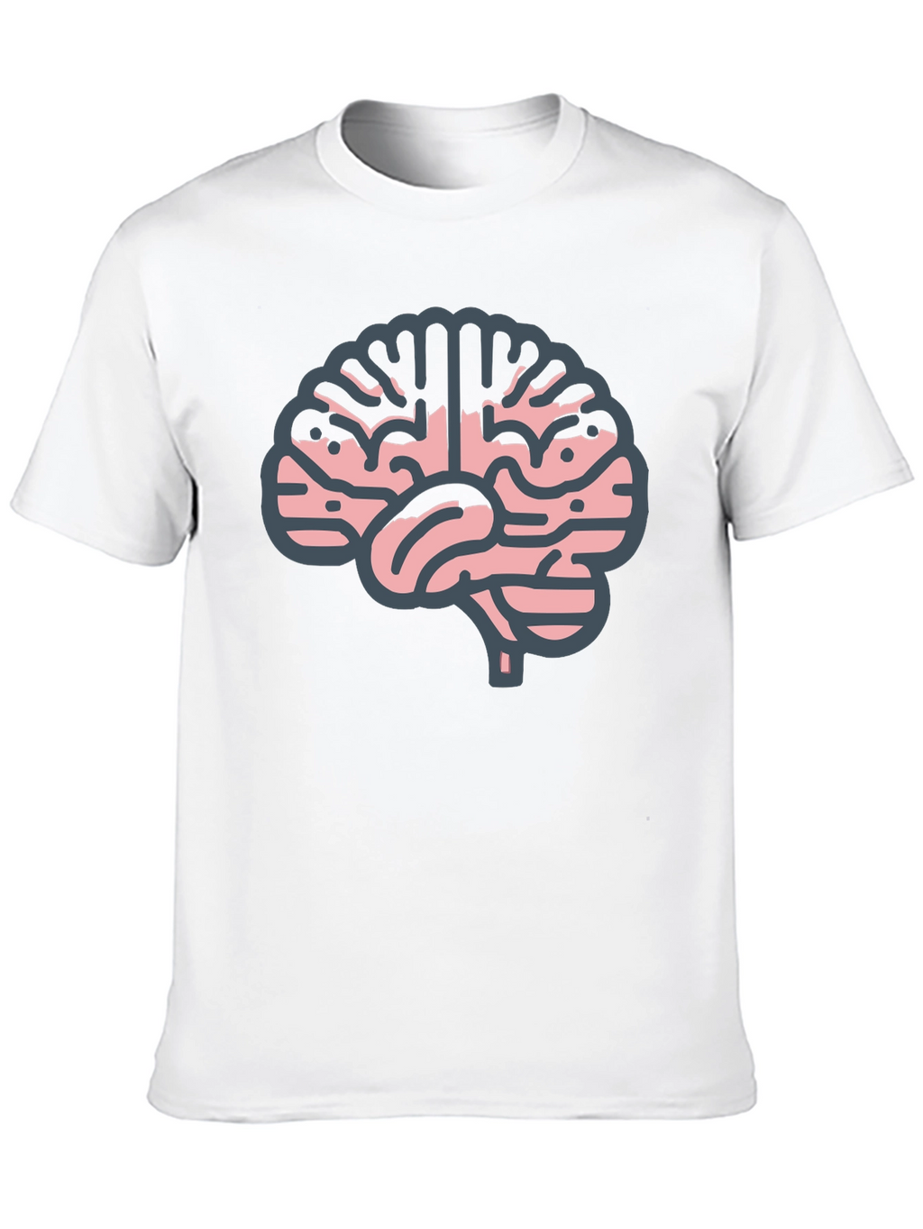 Brain Graphic Tee - Smart & Stylish!