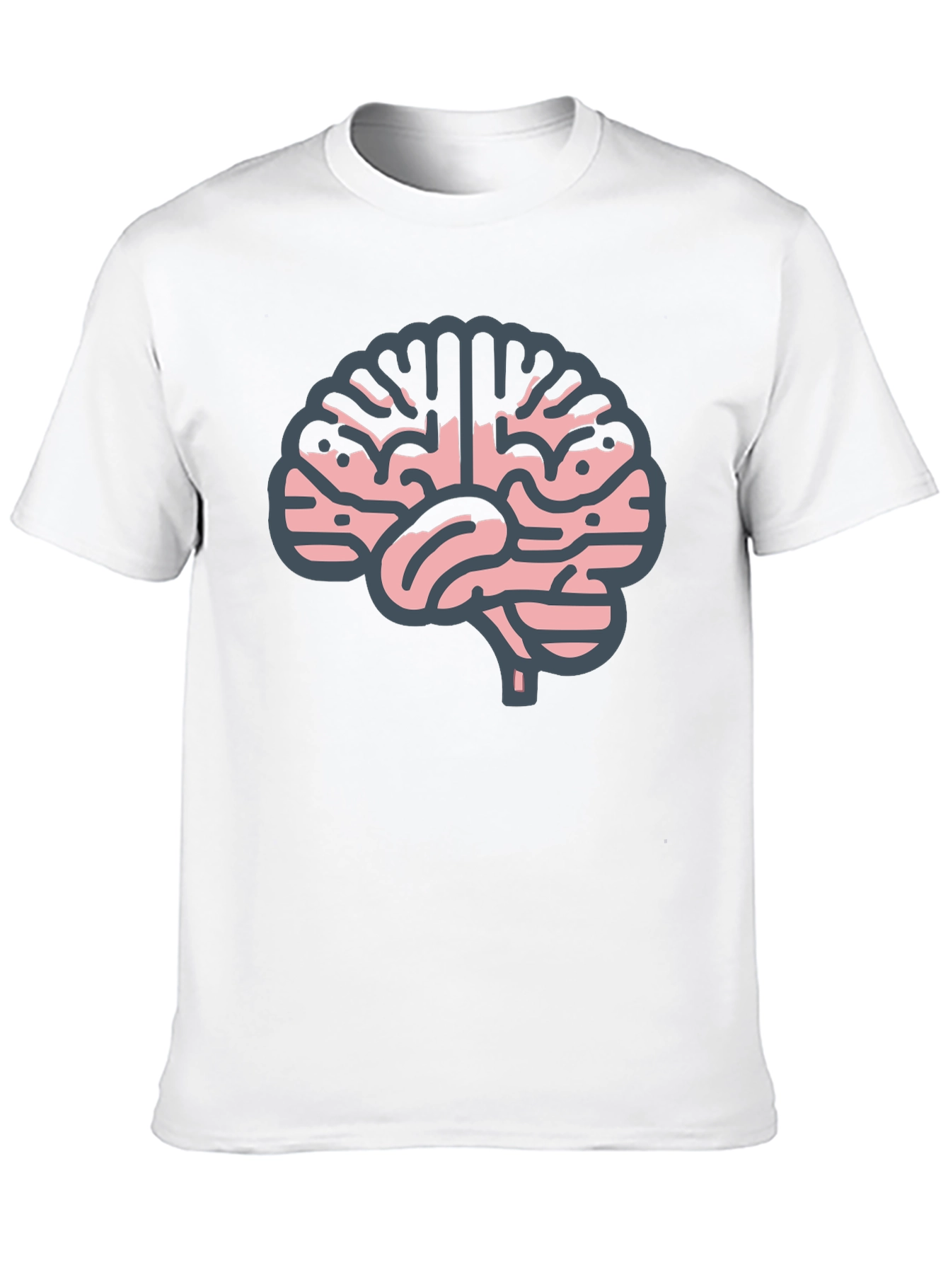 Brain Graphic Tee - Smart & Stylish!
