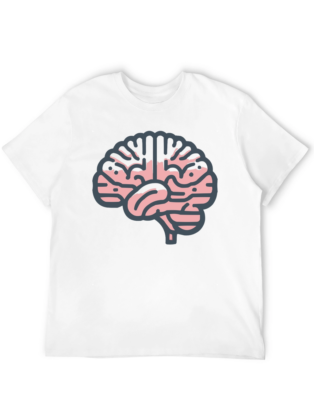 Brain Graphic Tee - Smart & Stylish!