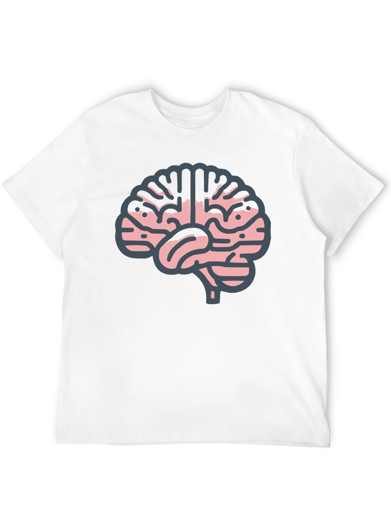 Brain Graphic Tee - Smart & Stylish!