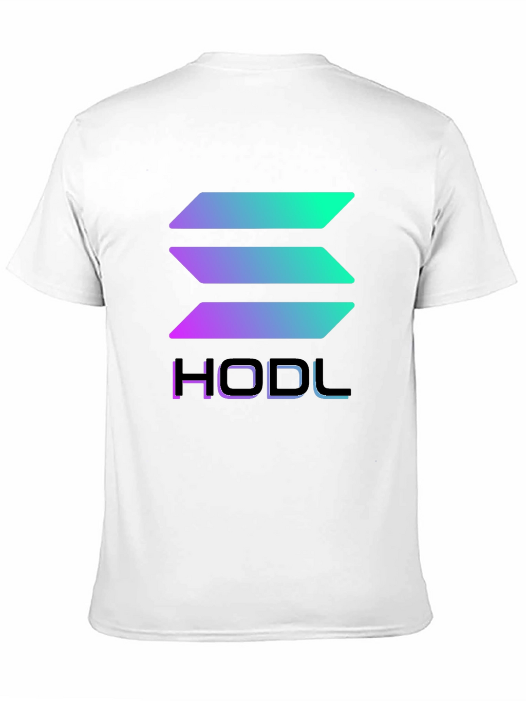 HODL Solana Crypto T-Shirt - Gradient Design
