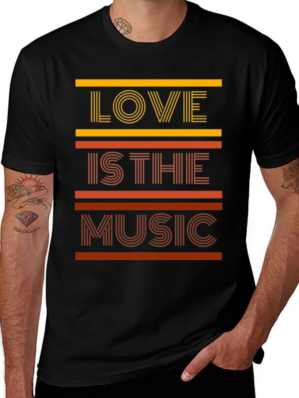 Love is the Music T-Shirt - Stylish Graphic Tee