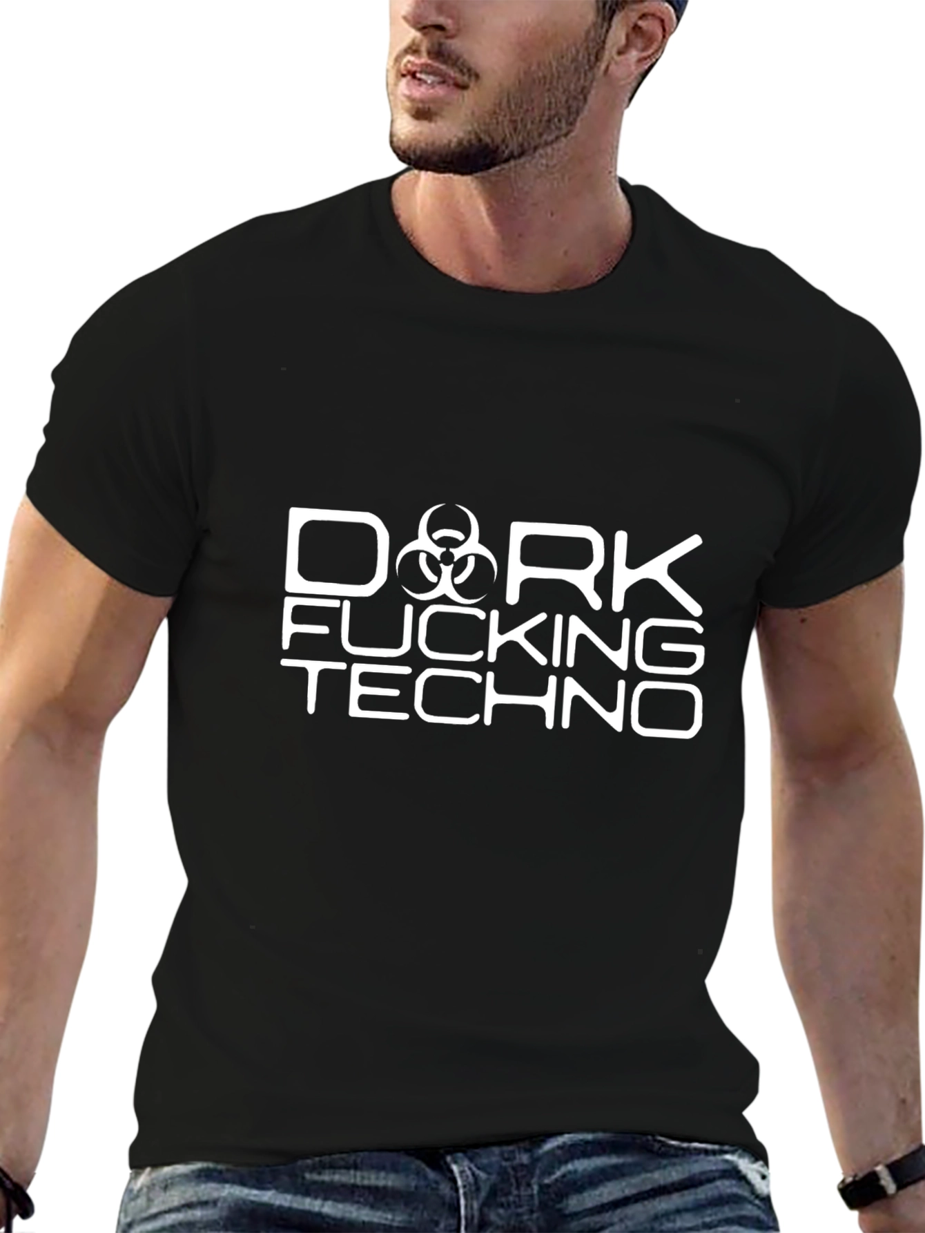 Dark Fucking Techno T-Shirt - Bold Graphic Tee