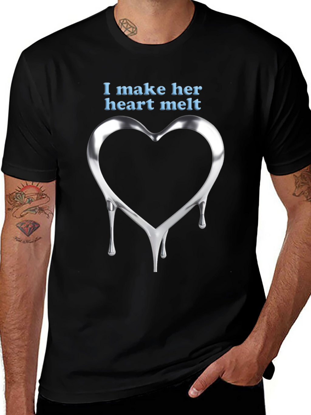 I Make Her Heart Melt - Mens Graphic Tee