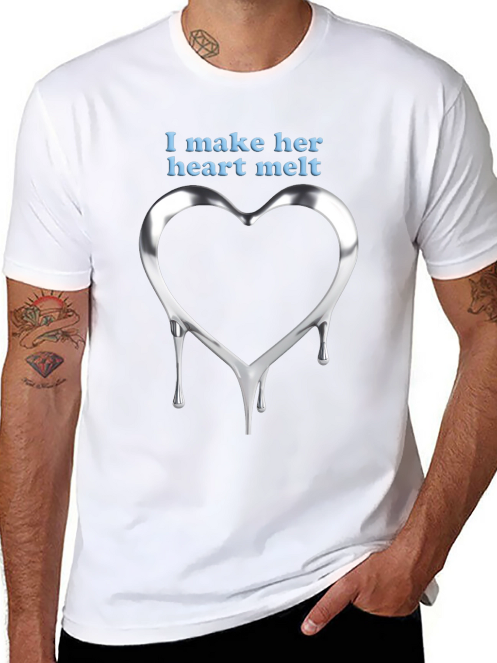 I Make Her Heart Melt - Mens Graphic Tee