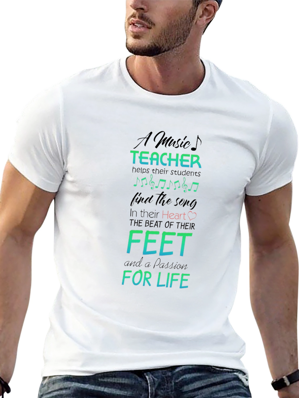 Music Teacher Passion T-Shirt - Teacher Appreciation Gift Idea
