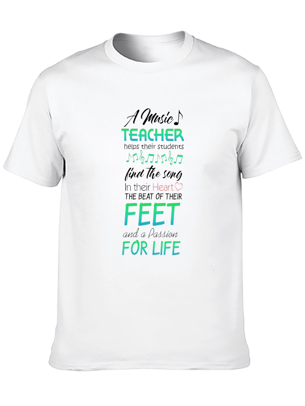 Music Teacher Passion T-Shirt - Teacher Appreciation Gift Idea