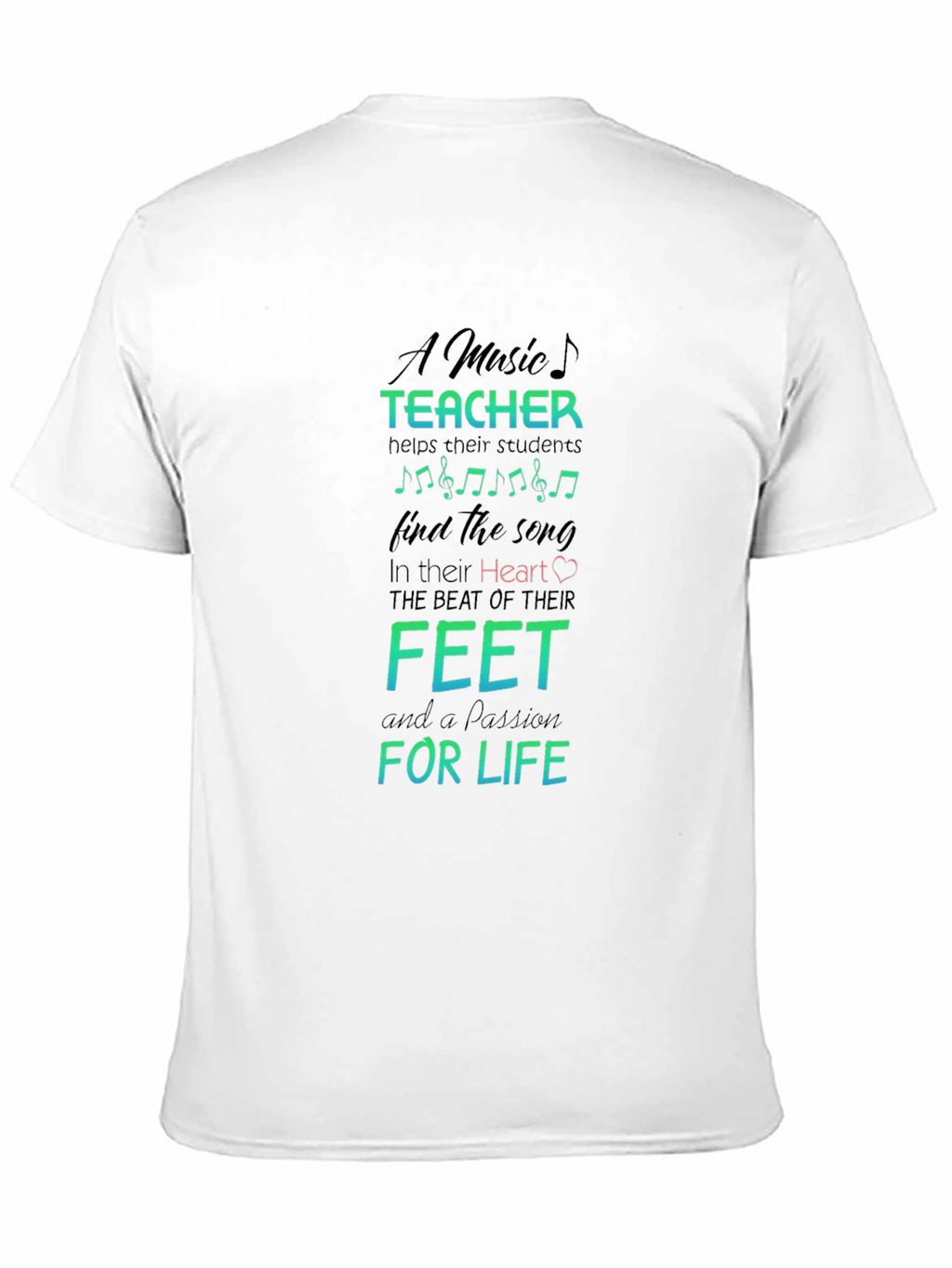 Music Teacher Passion T-Shirt - Teacher Appreciation Gift Idea
