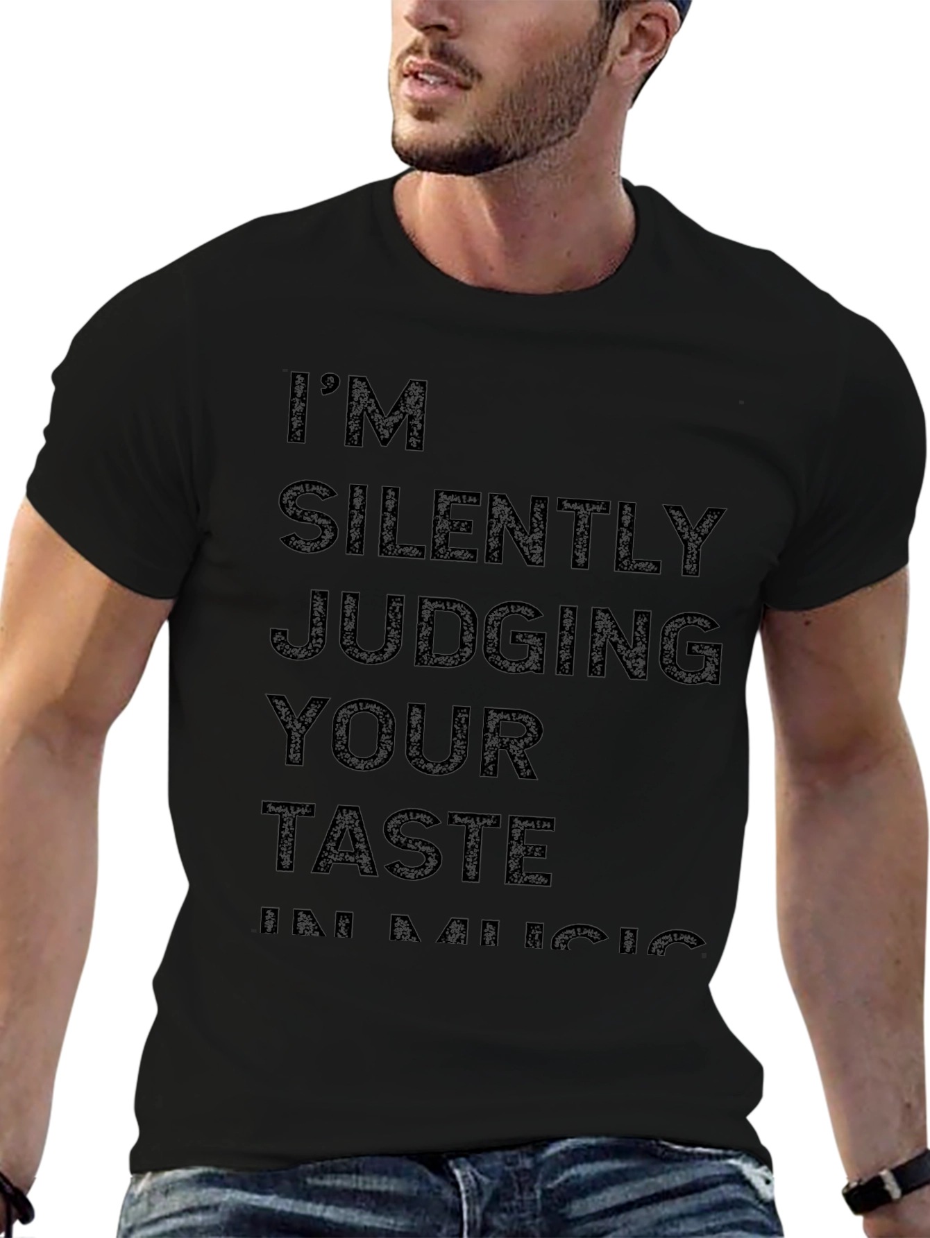 Im Silently Judging Your Taste in Music Graphic Tee