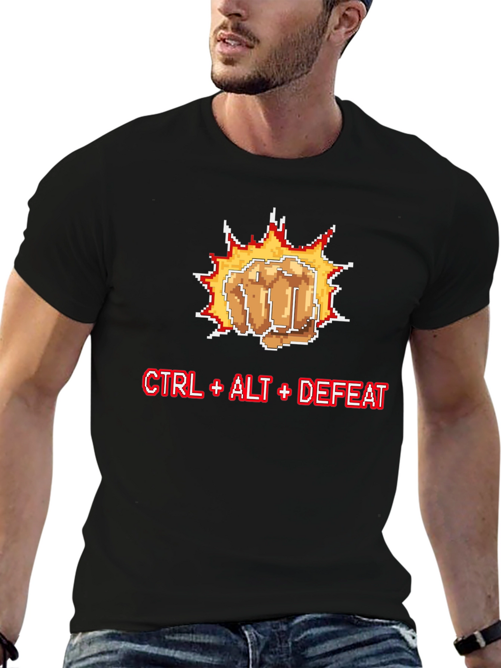 CTRL + ALT + Defeat Gaming T-Shirt