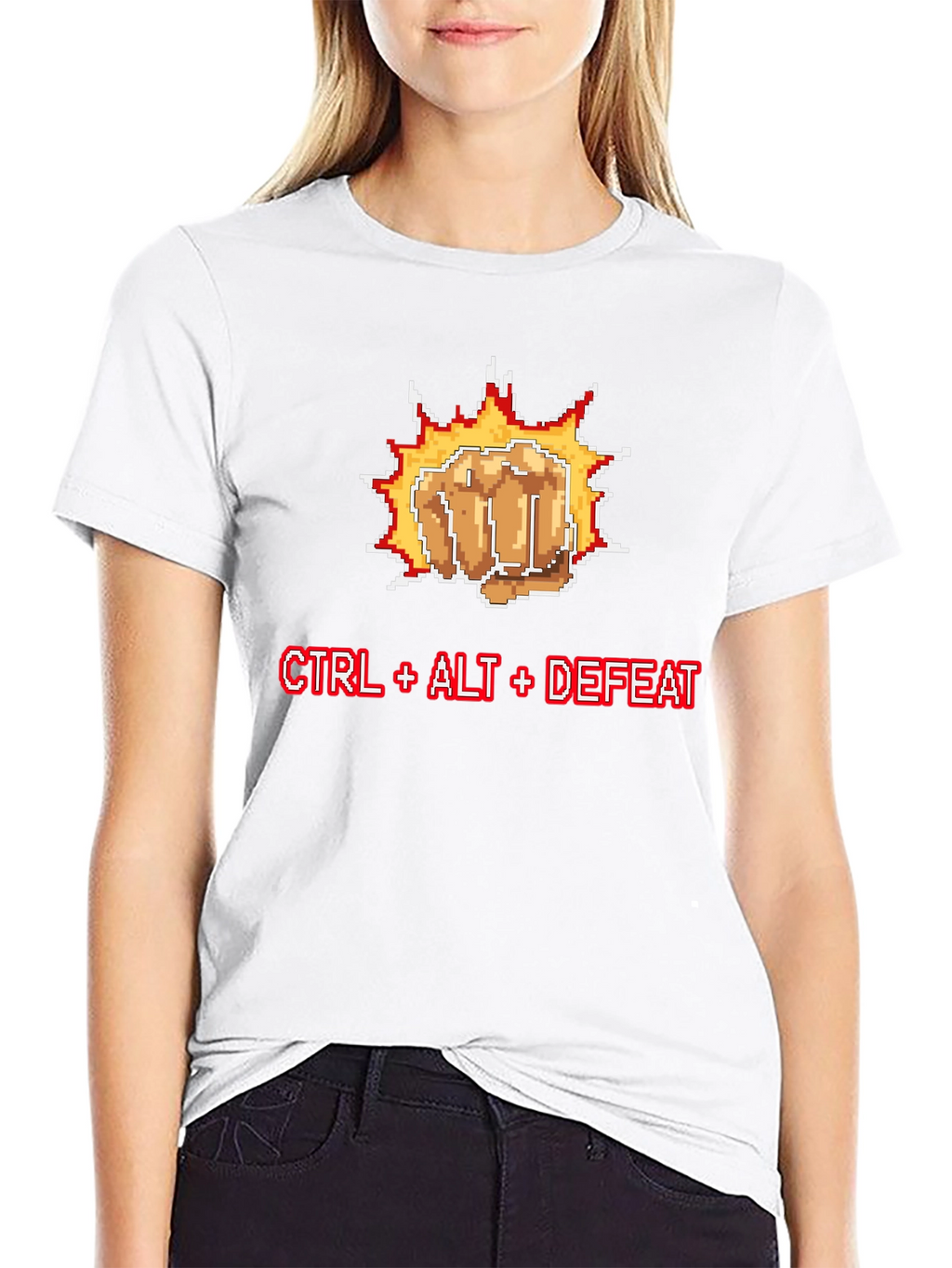 CTRL + ALT + Defeat Gaming T-Shirt