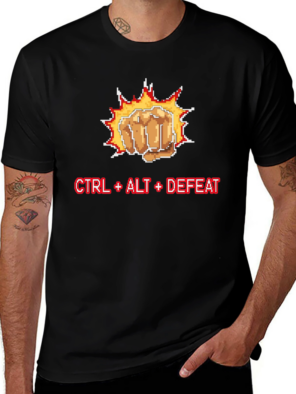 CTRL + ALT + Defeat Gaming T-Shirt