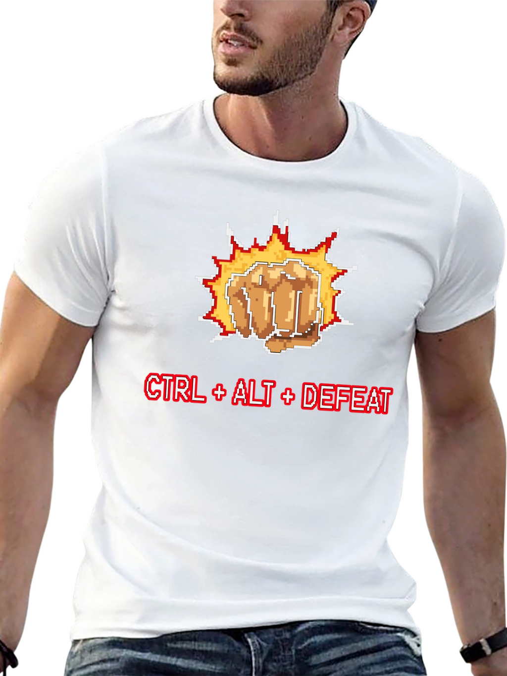 CTRL + ALT + Defeat Gaming T-Shirt