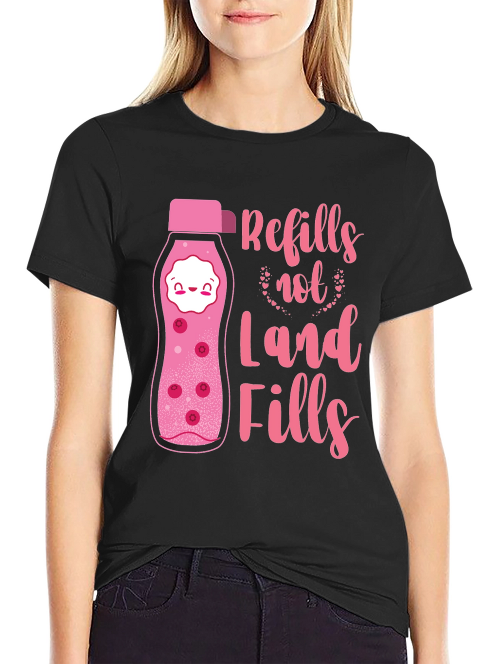 Refills Not Landfills Graphic T-Shirt