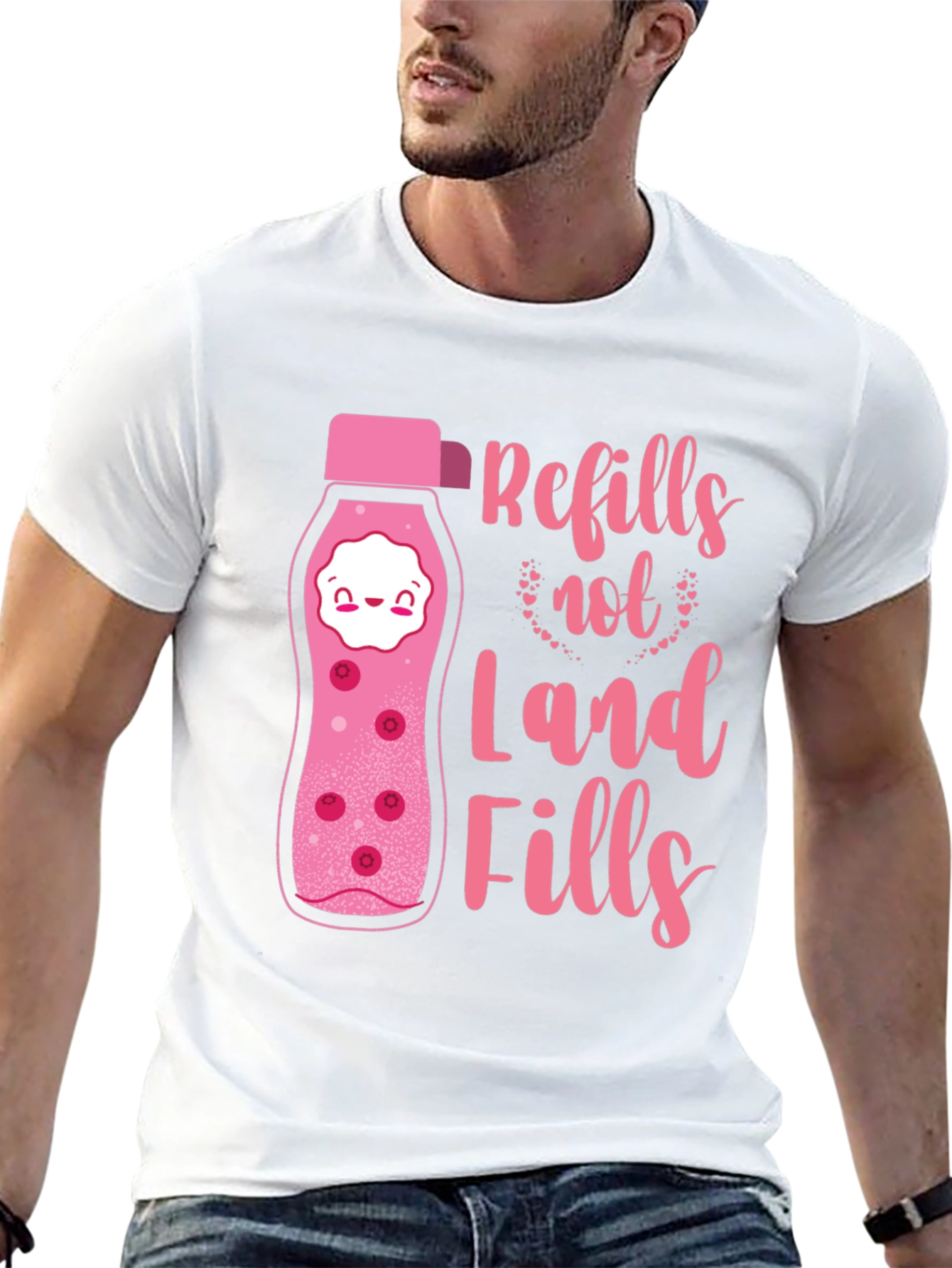 Refills Not Landfills Graphic T-Shirt