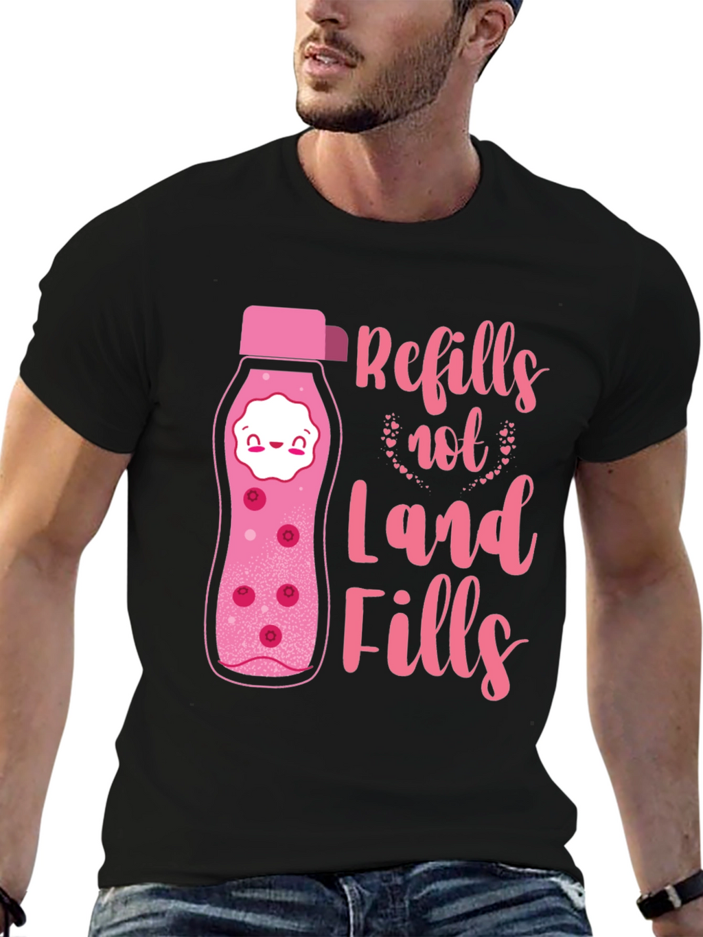 Refills Not Landfills Graphic T-Shirt