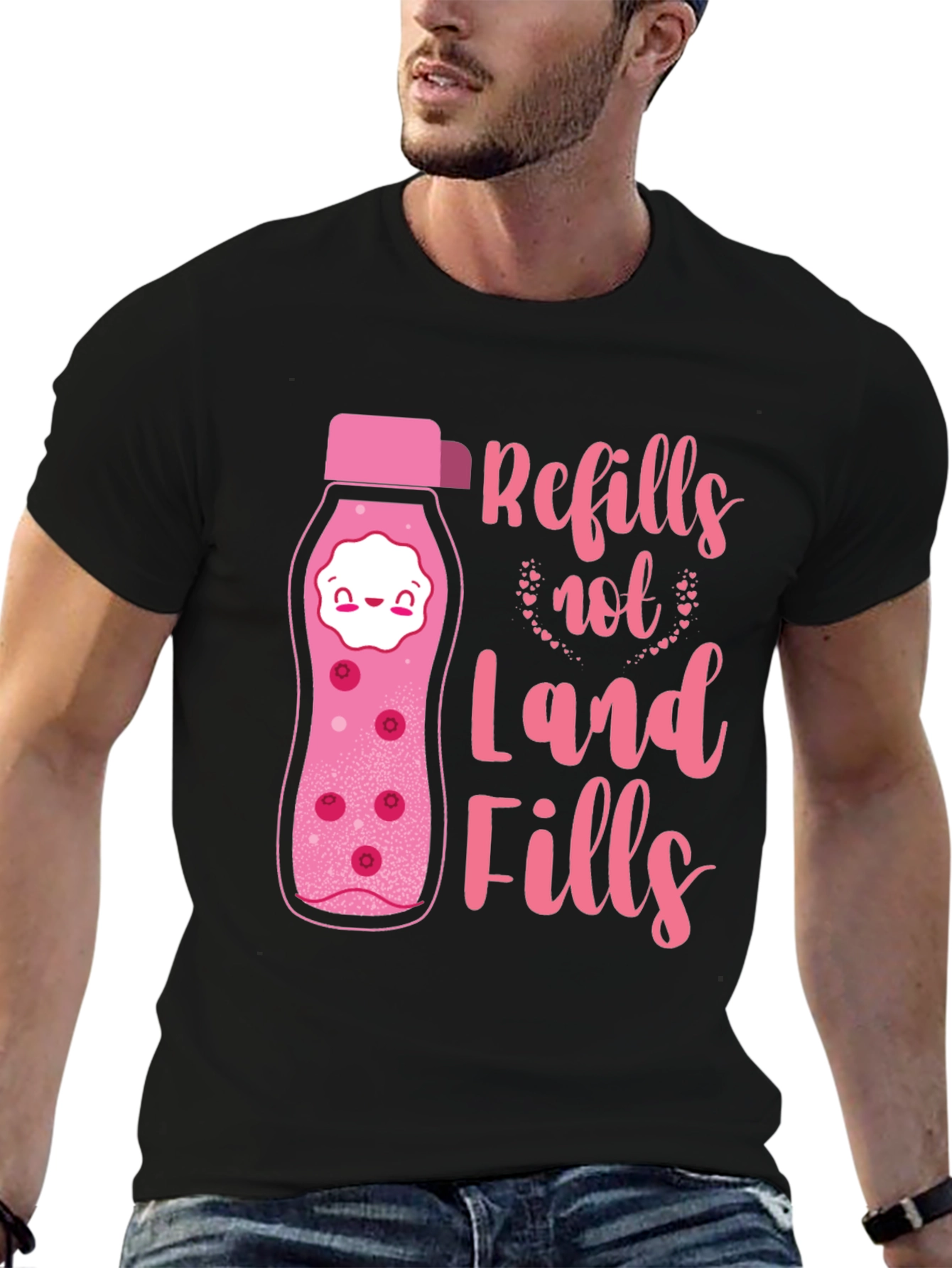 Refills Not Landfills Graphic T-Shirt