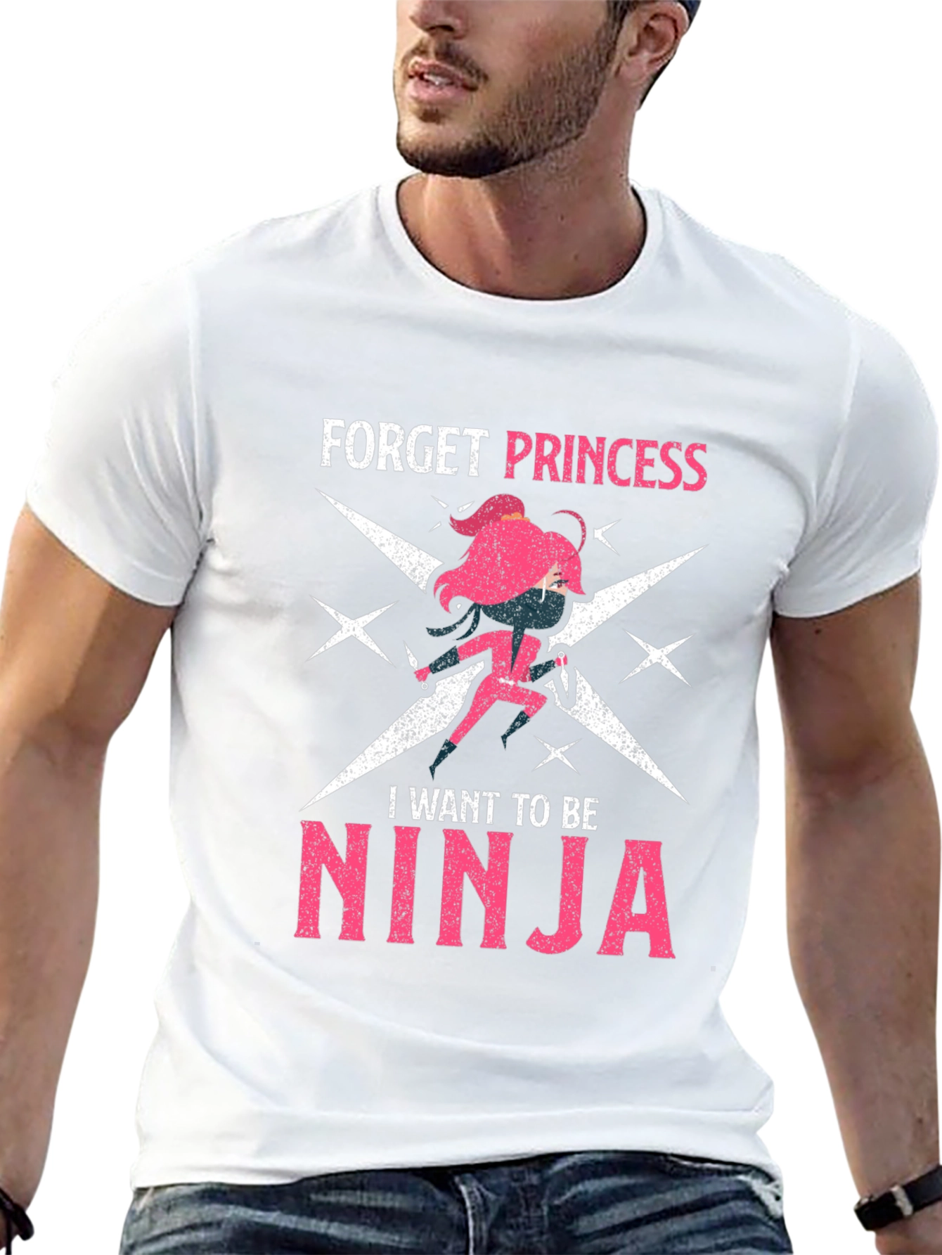 Forget Princess Be Ninja Graphic Tee