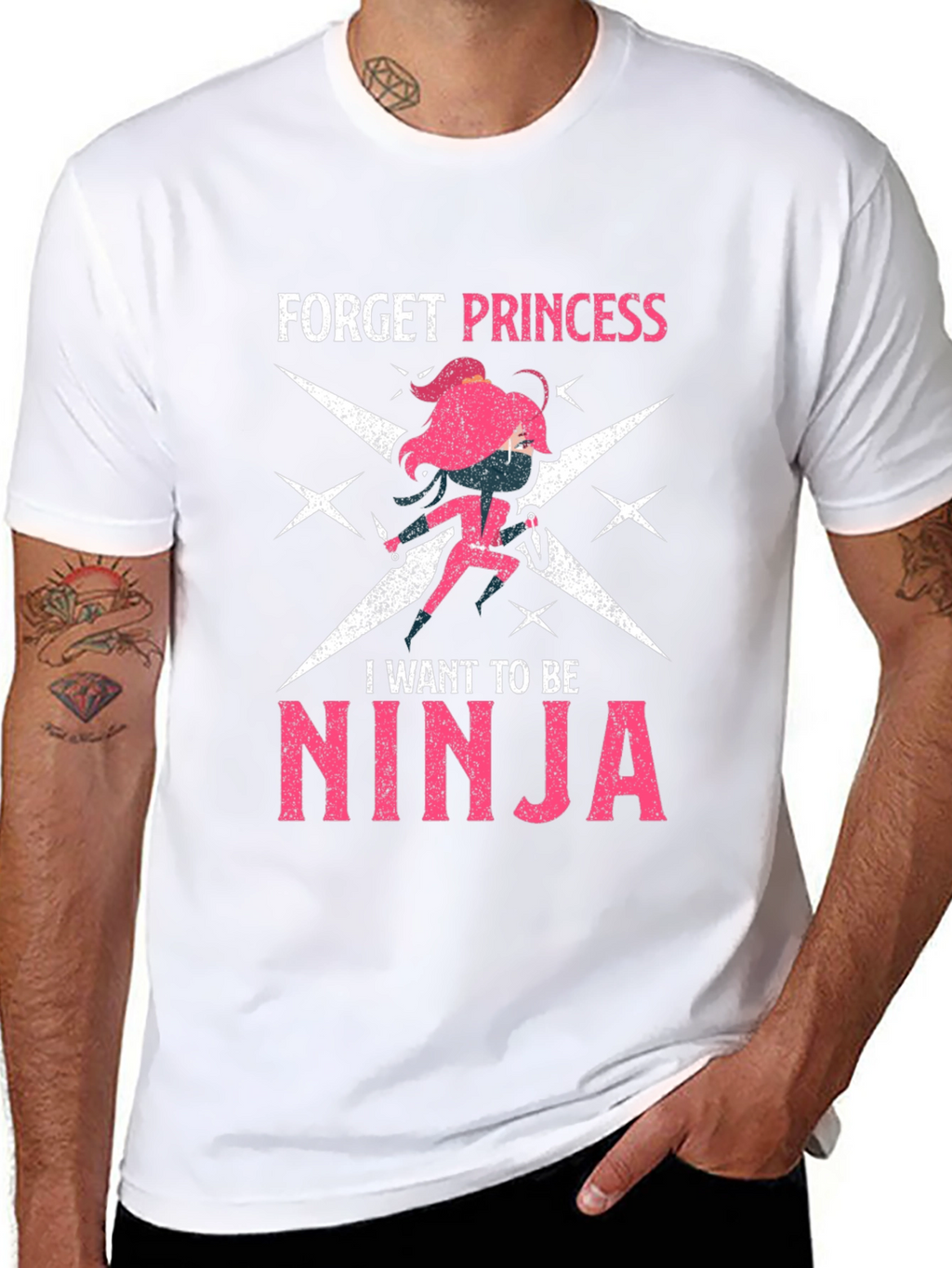 Forget Princess Be Ninja Graphic Tee