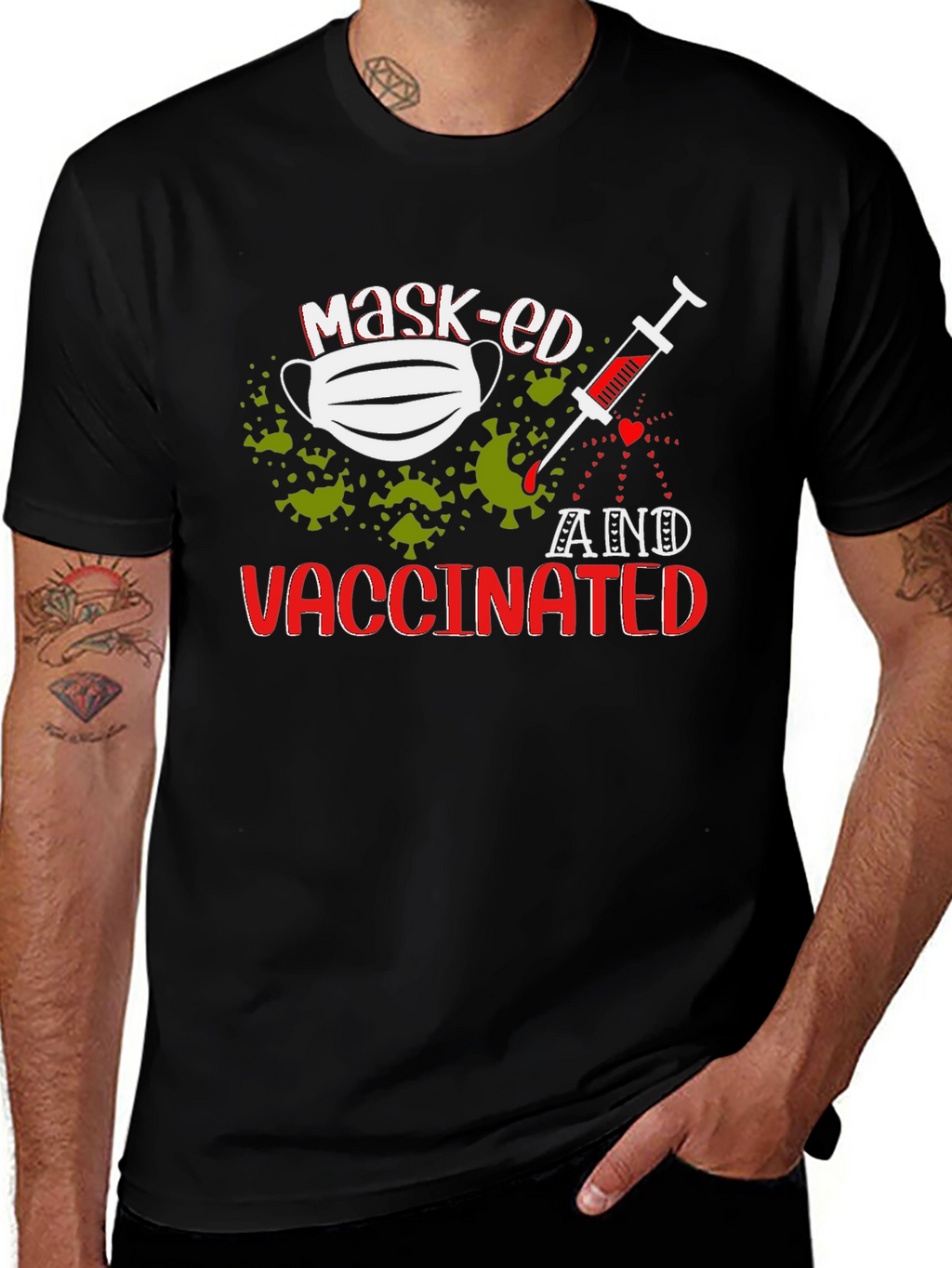 Masked and Vaccinated T-Shirt
