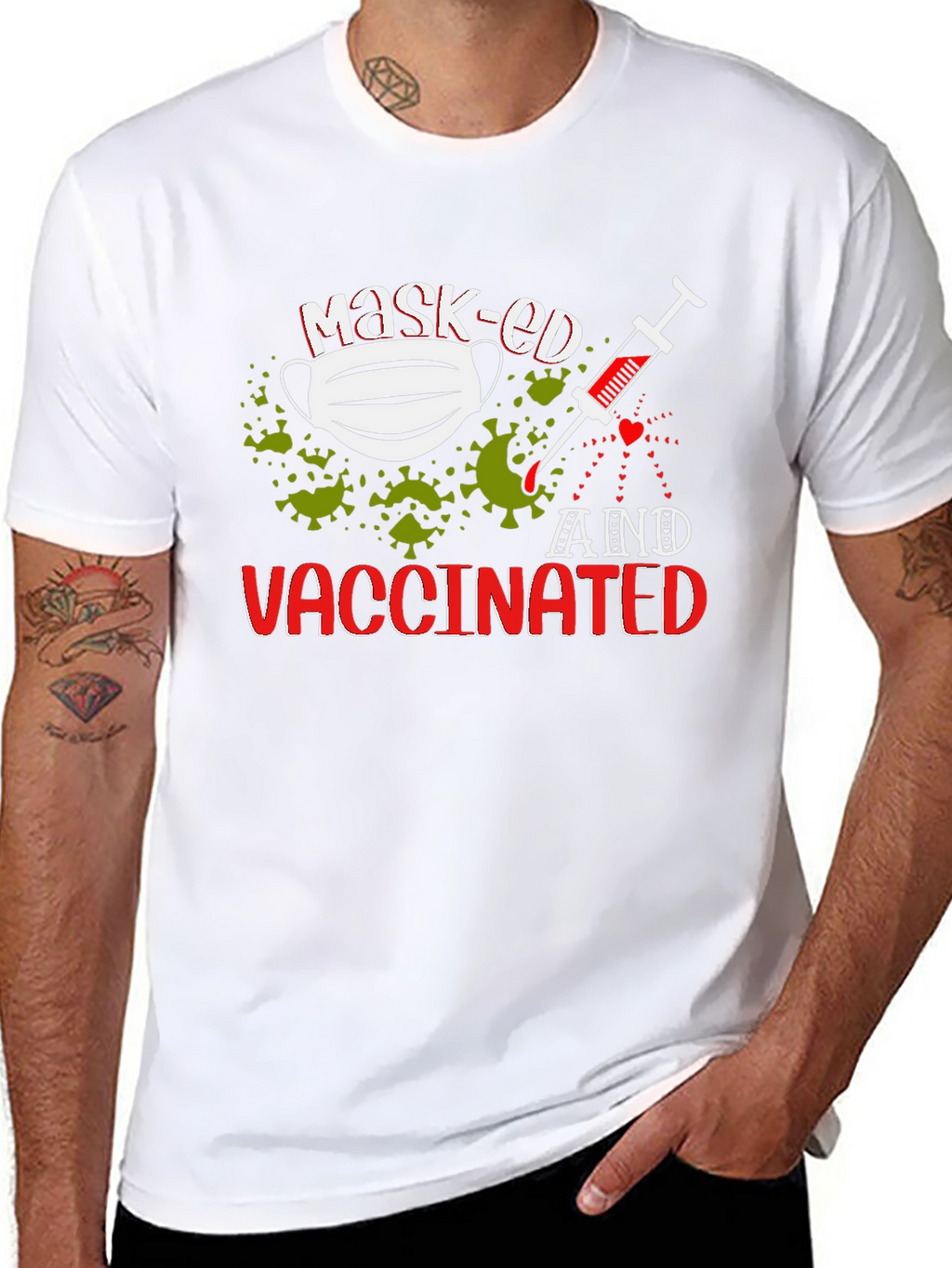 Masked and Vaccinated T-Shirt