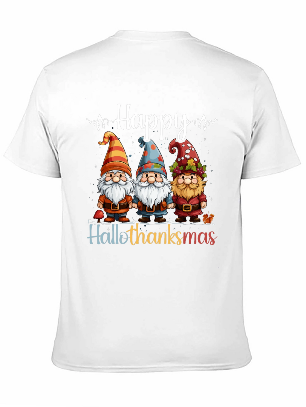 Happy Hallothanksmas Gnome T-Shirt