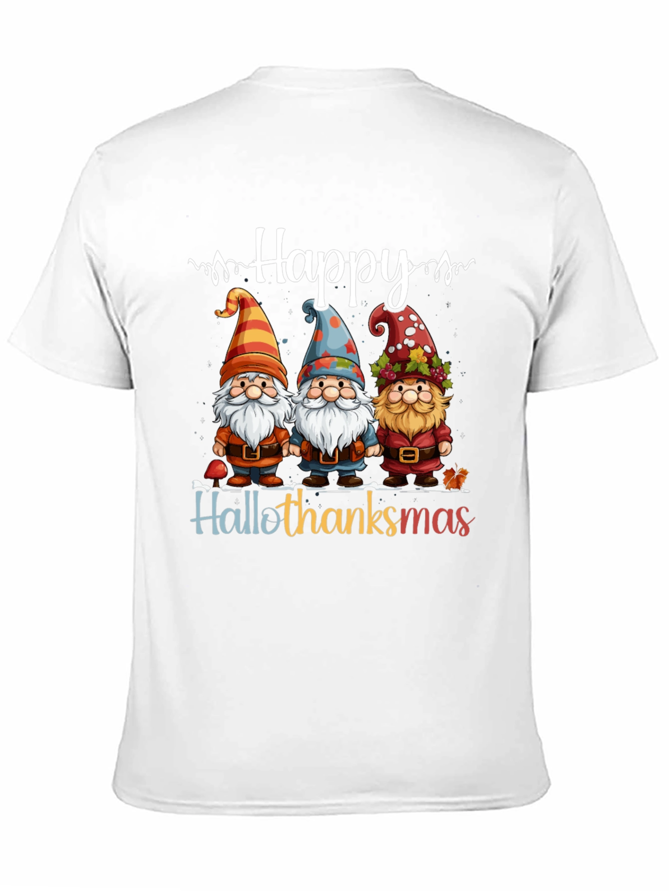 Happy Hallothanksmas Gnome T-Shirt