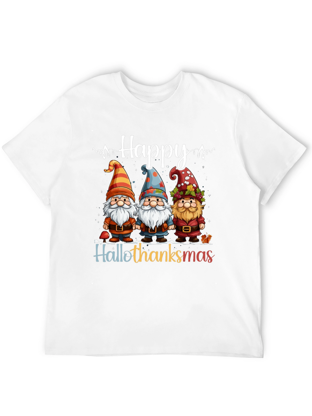 Happy Hallothanksmas Gnome T-Shirt