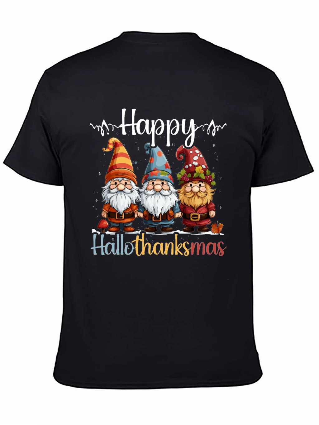 Happy Hallothanksmas Gnome T-Shirt