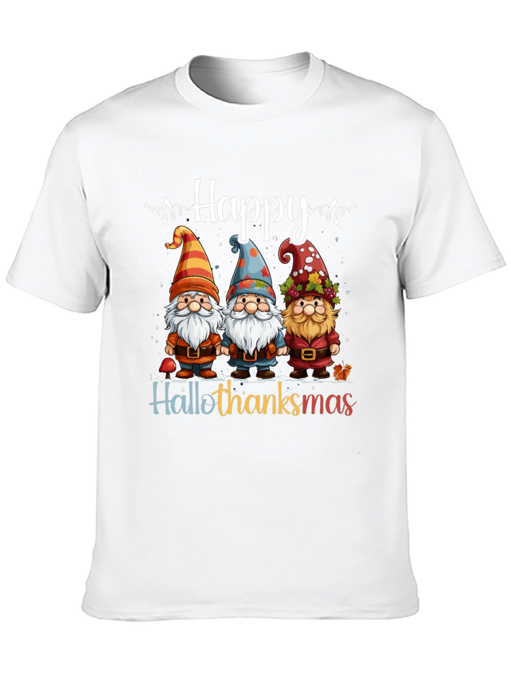 Happy Hallothanksmas Gnome T-Shirt
