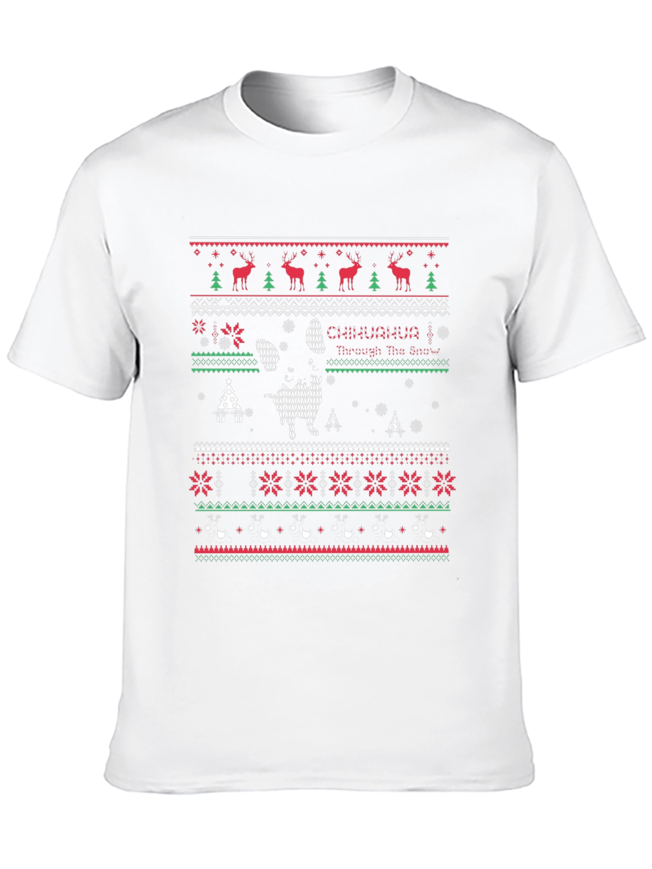 Ugly Christmas Chihuahua T-Shirt