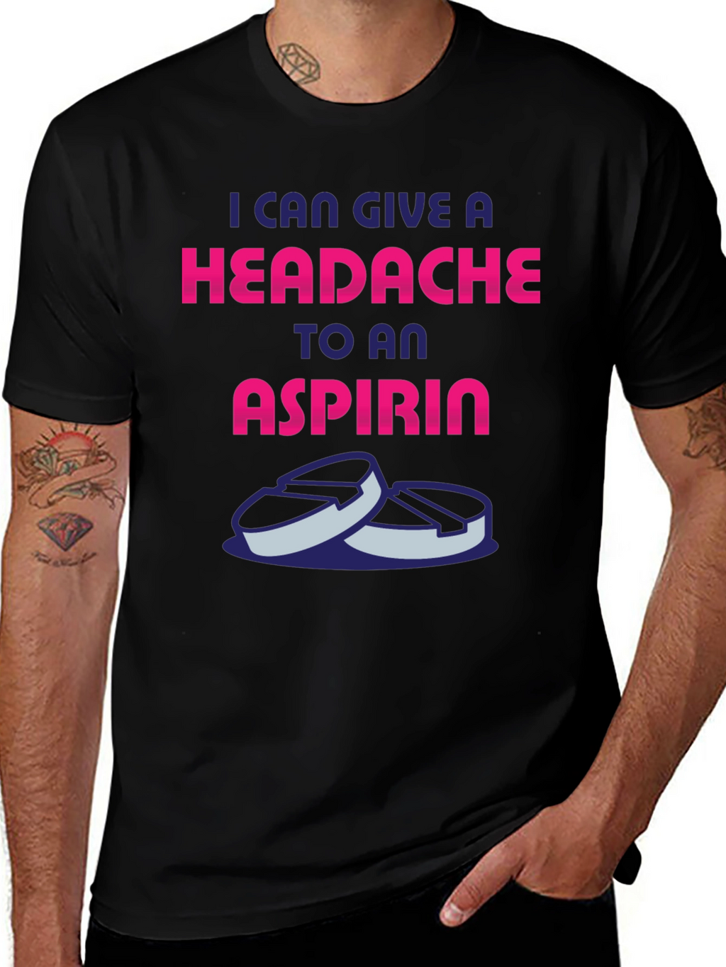 Headache to an Aspirin Graphic T-Shirt