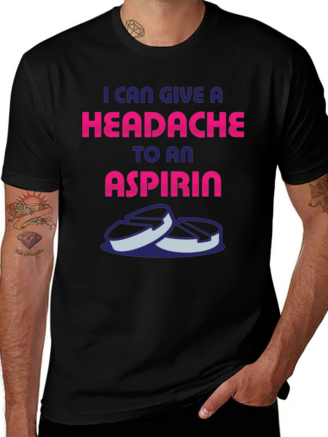 Headache to an Aspirin Graphic T-Shirt