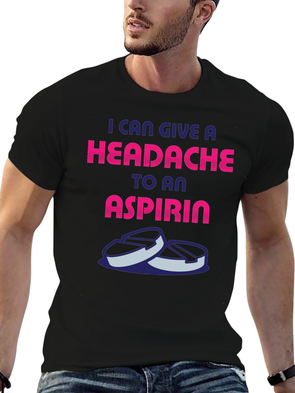 Headache to an Aspirin Graphic T-Shirt