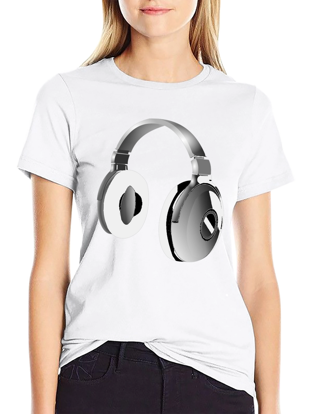 Headphone Graphic T-Shirt - Stylish & Comfortable