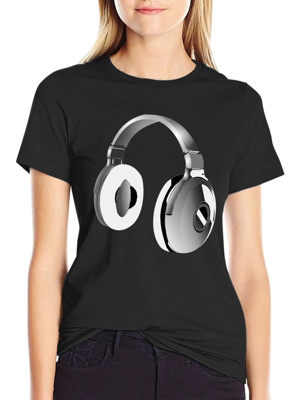 Headphone Graphic T-Shirt - Stylish & Comfortable