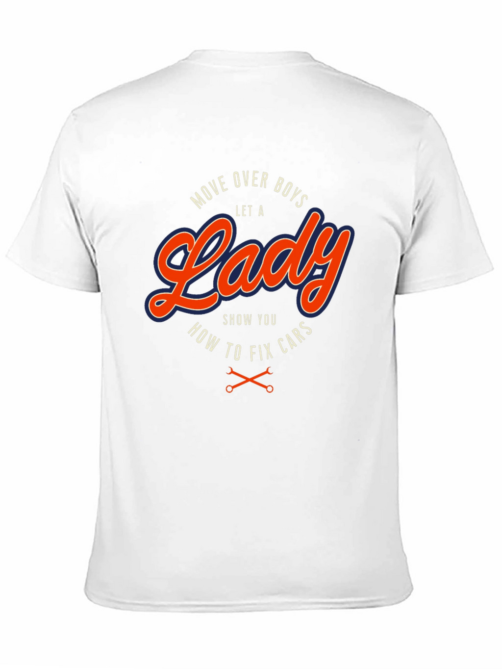 Move Over Boys Lady Fix Cars T-Shirt