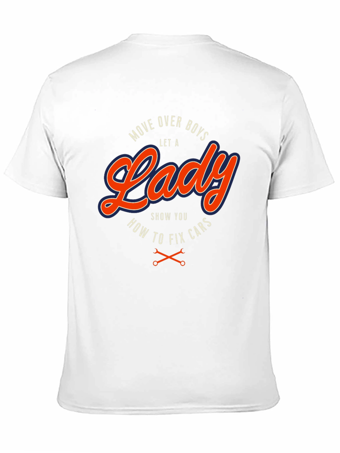 Move Over Boys Lady Fix Cars T-Shirt