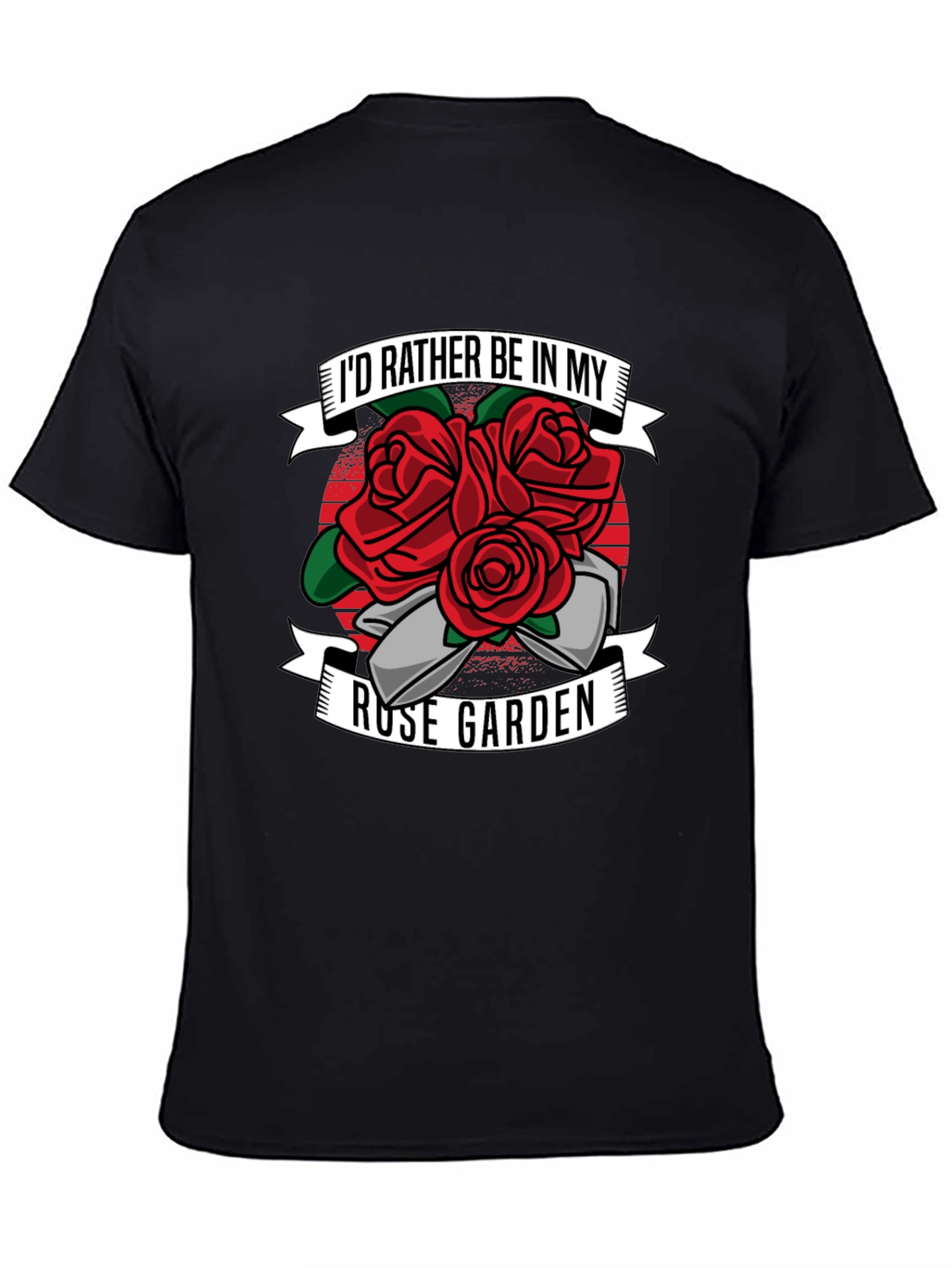 Rose Garden Graphic T-Shirt - Gardening Lover Tee